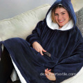 Lazy Pullover TV Decke im Freien und warmer Hoodie